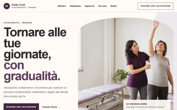 Sito Web per Fisioterapista – Naturale