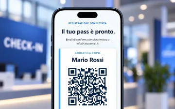 Iscrizioni e Check-in QR per Fiere e Congressi