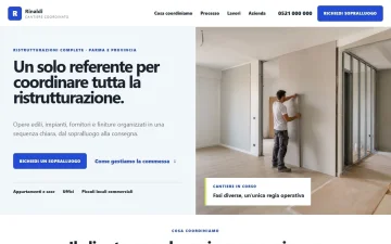 Sito Web per Imprese Edili – Moderno