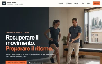 Sito Web per Fisioterapista – Creativo