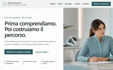 Sito Web per Centri Estetici – Professionale