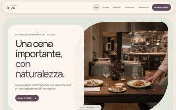 Sito Web per Ristoranti – Moderno