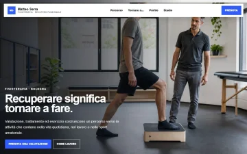 Sito Web per Fisioterapista – Moderno