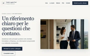Sito Web per Studi Legali – Classico