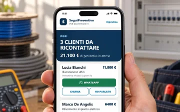 SeguiPreventivo per Elettricisti