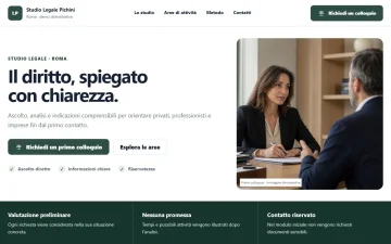 Sito Web per Studi Legali – Minimal