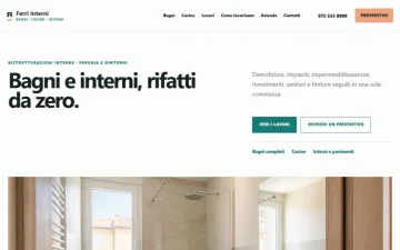 Sito Web per Imprese Edili – Clean