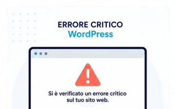 Errore critico WordPress