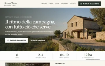 Sito Web per Agriturismi – Rustico Contemporaneo