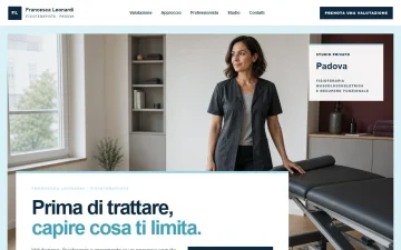 Sito Web per Fisioterapista – Elegante
