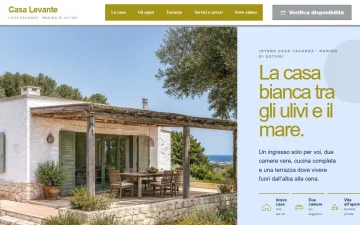 Sito Web per Casa Vacanza – Mediterranea