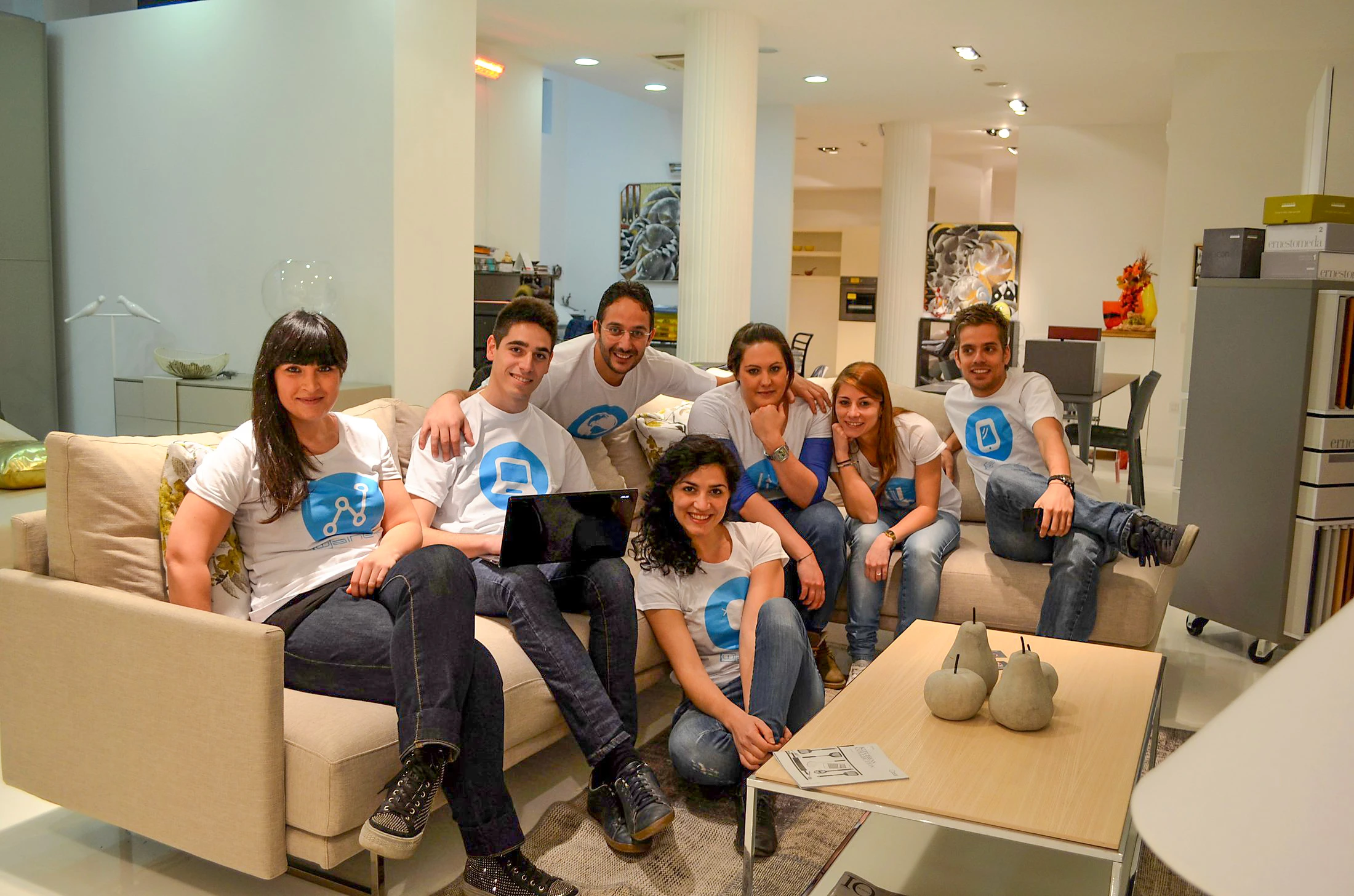 Storica fotografia del team WAINET riunito