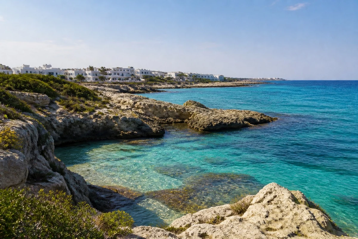 Costa vicino Marina di Ostuni
